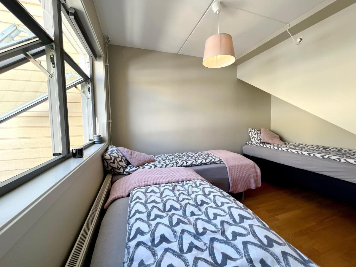 City Center Flat W Roof Top Terrace & Free Parking Oslo Eksteriør bilde