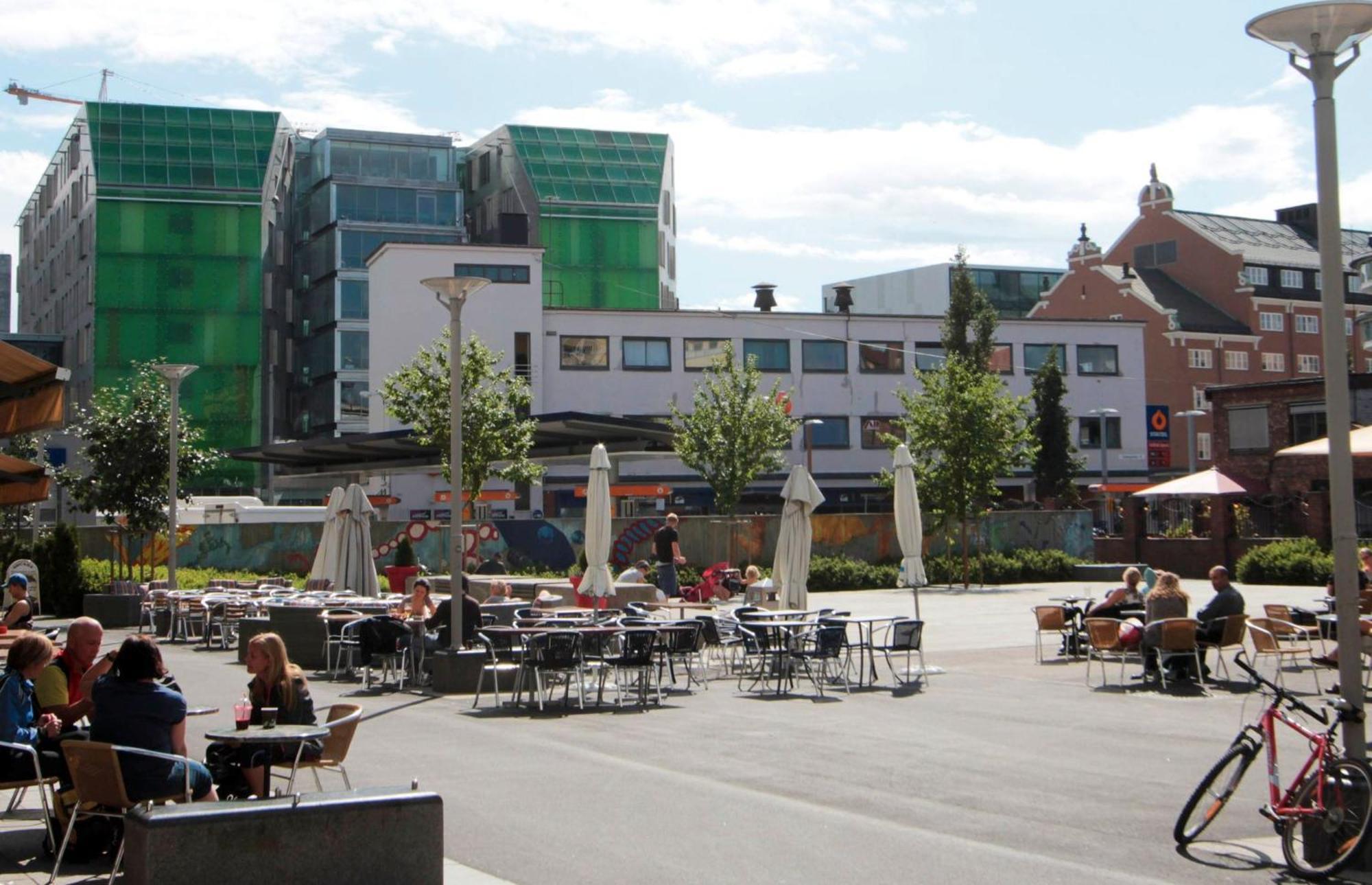 City Center Flat W Roof Top Terrace & Free Parking Oslo Eksteriør bilde